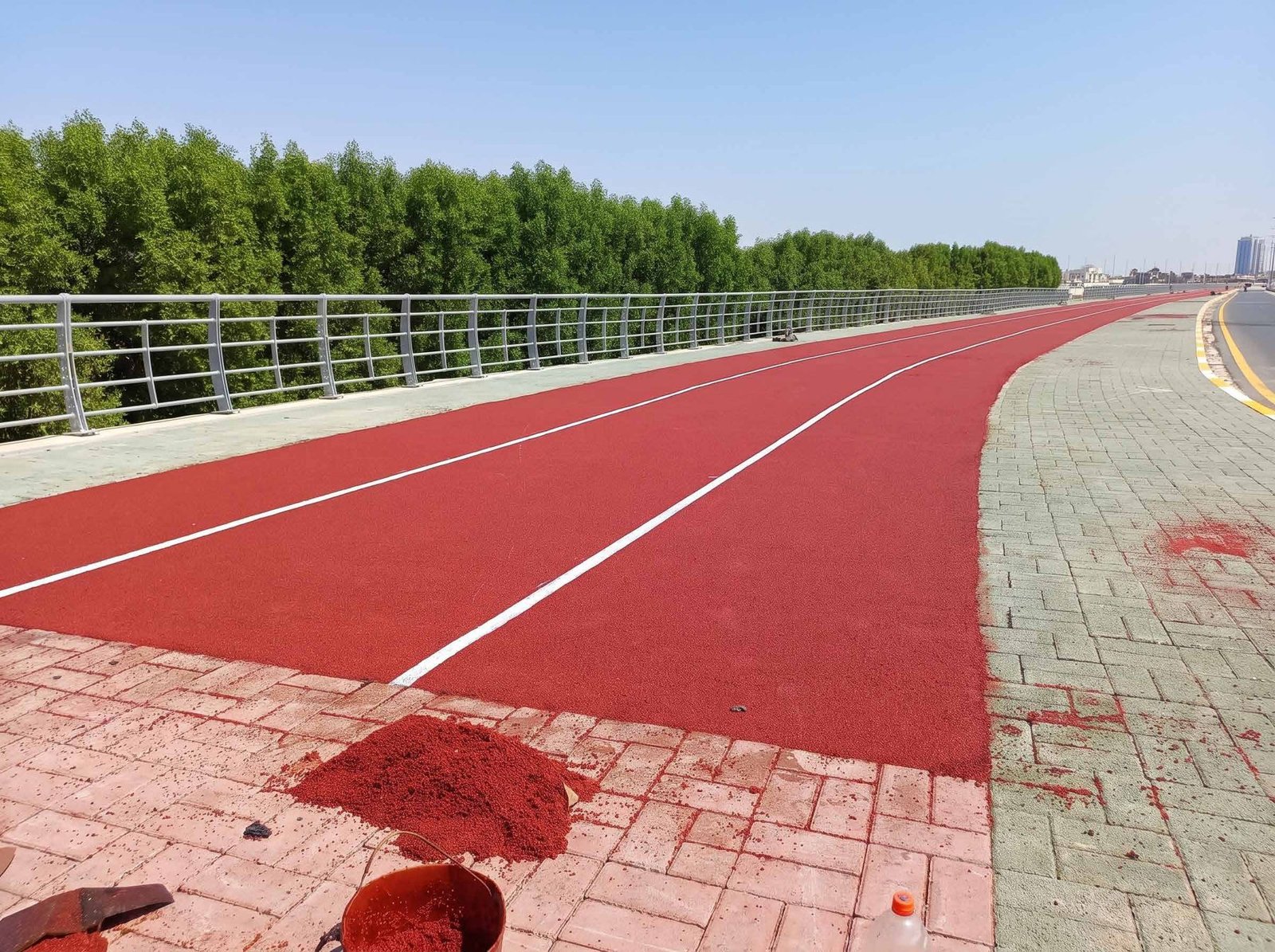 Jogging track, Tracks & EPDM